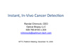 In-Vivo Cancer