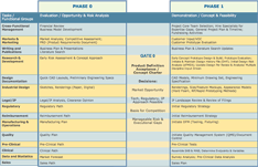 phase-gate decision process chart